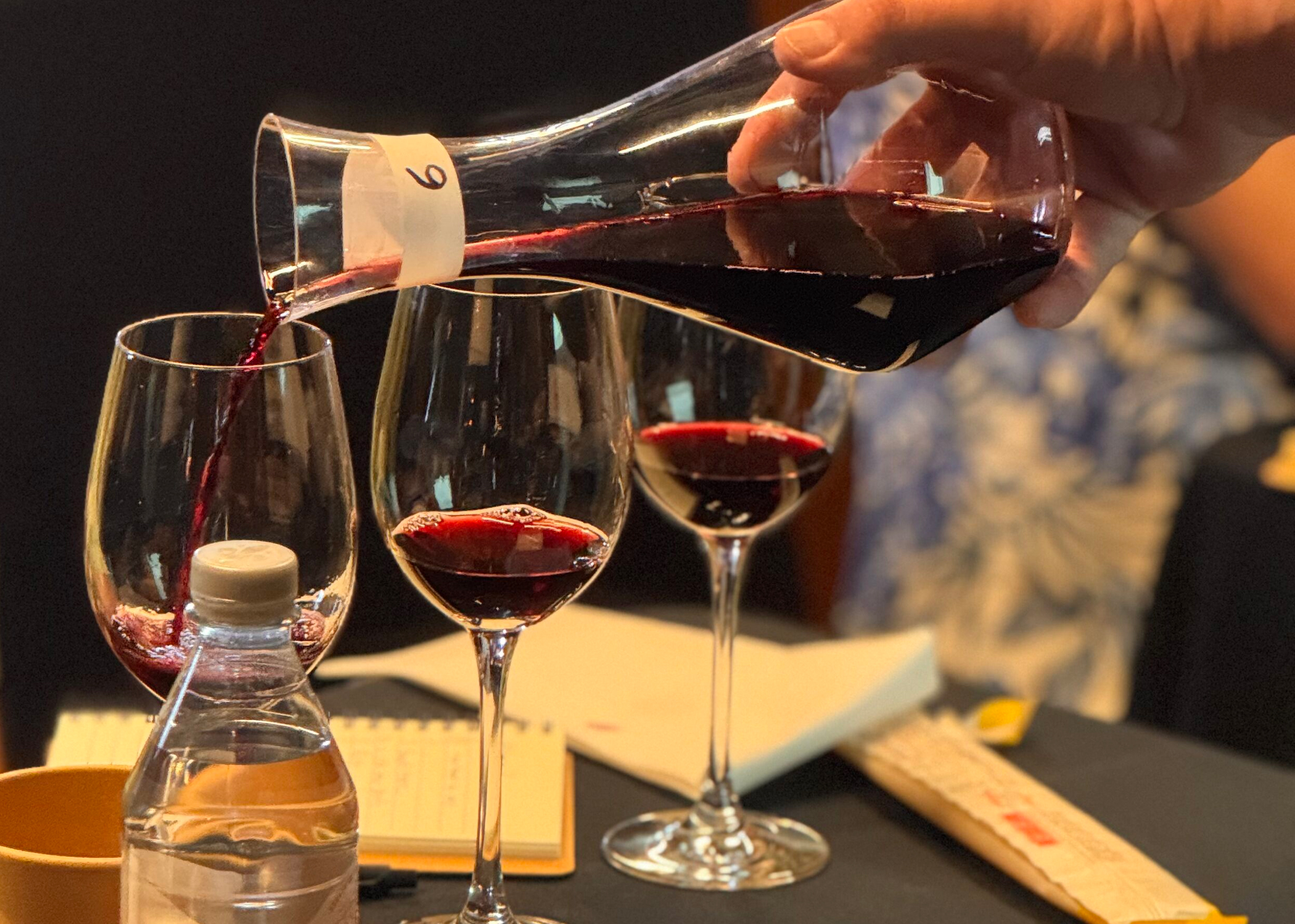 Catagory 2025 Summit Circle Blind Tasting: Syrah. 2025-Syrah-Tasting---Pouring